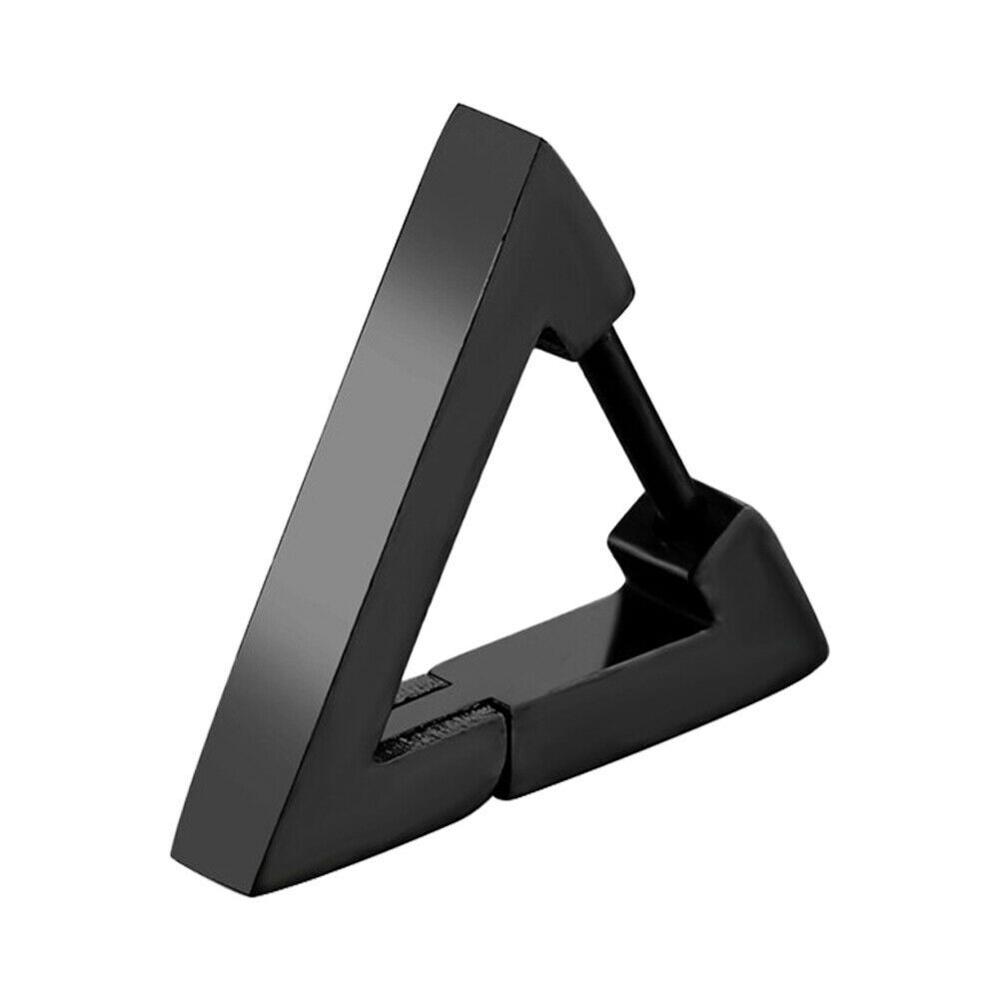 

Fashion Gothic Triangle Earrings Unisex Punk Rock Copper Men Women Ear Stud Earrings Pierced Push-Back Ear Plug Buckle jewelry