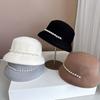 Delicate and elegant French small fragrance lampshade hat Fashion shining pearl chain basin hat women's banquet top hat