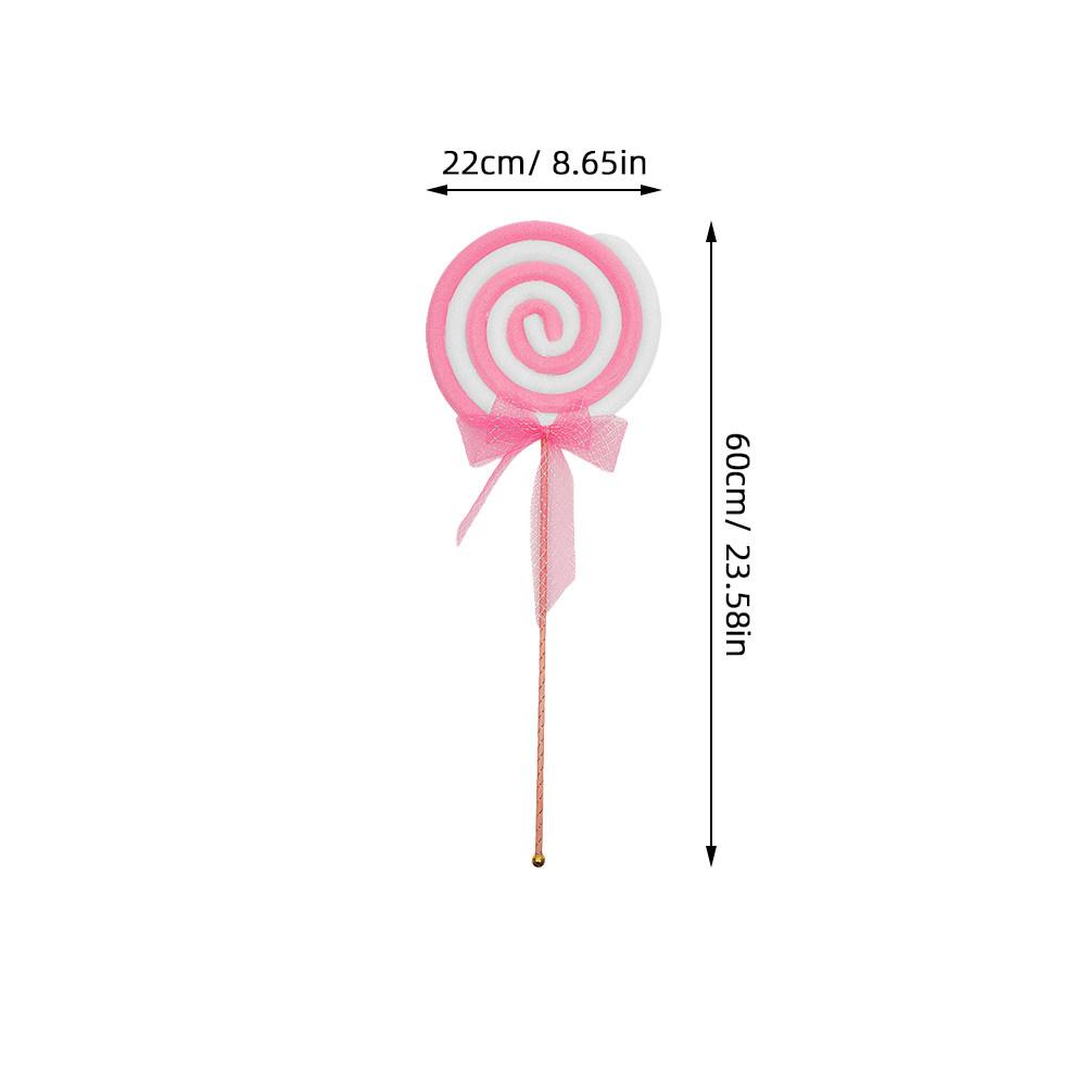Festive Large Lollipop Prop Bright Colorful Simulation Candy Decor for Wedding Photography Xmas Party Birthday Decor Photo Props