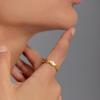Miss Green Open Love Ring Frida