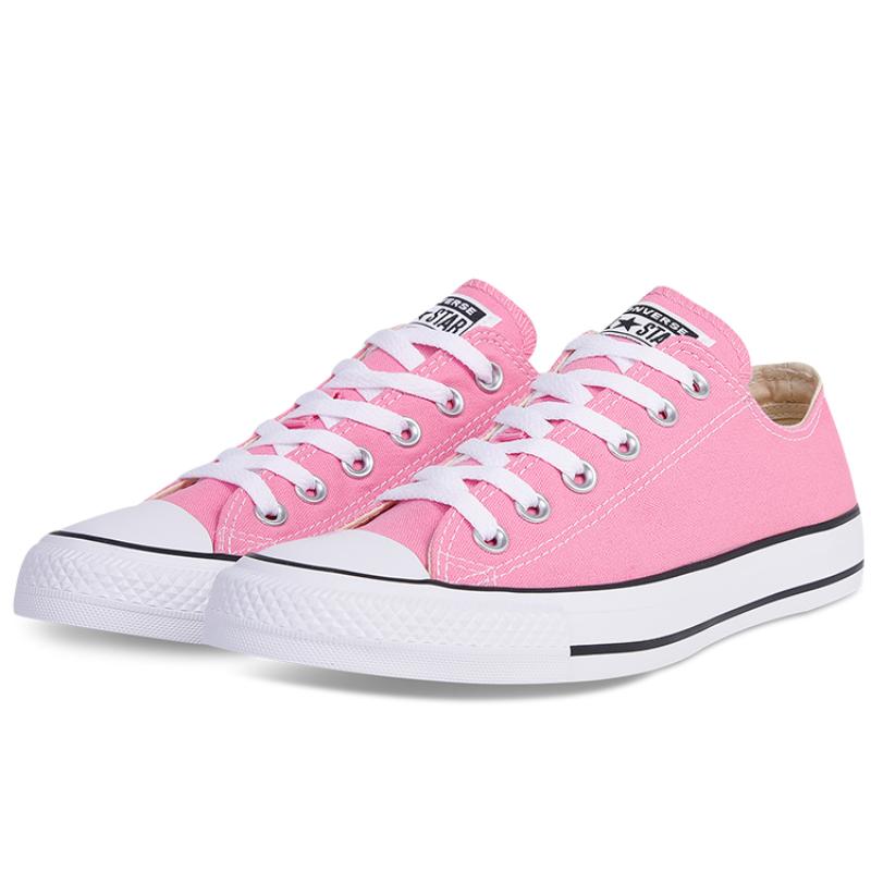 Converse Chuck Taylor All Star Stylish & Comfortable Low-Top Espadrilles Unisex Pink & White