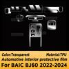For BAIC BEIJING BJ60 -2024 GWM Panel Dashboard Navigation Automotive Interior Protective Film TPU Anti-Scratch
