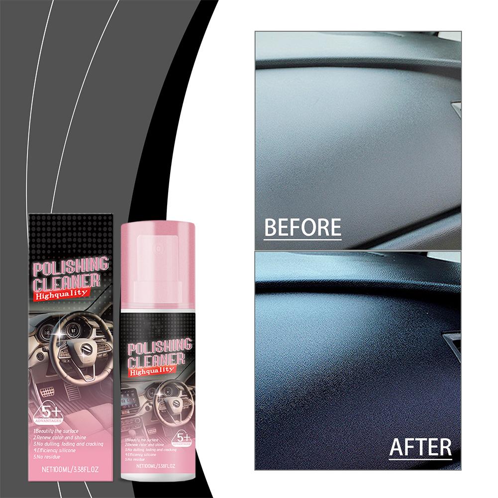 Automotive Interior Polishing Agent Cleaner Decontamination Maintenance Agent Car Plastic Restorer Back To Black Gloss