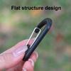 10Pcs Climbing Carabiner Heavy Duty Lightweight Portable Outdoor Hiking Camping Backpacking D-shaped Ring Buckle Snap Hook Clip