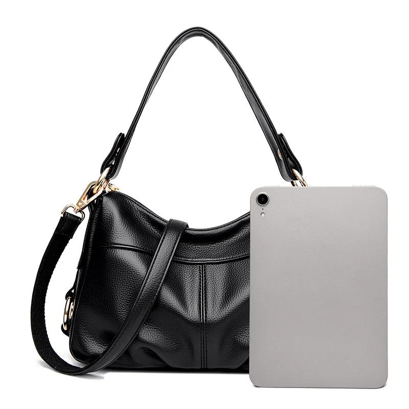 Women's PU Leather Shoulder Bag  Crossbody Bag  Versatile  Monochromatic  Luxury  Designer  Trend  Brand  Fashion  New