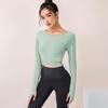 Women's Long-Sleeve Slim-Fit Yoga & Fitness Top