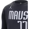 Jordan NBA Dallas Mavericks Alphanumeric Crew Neck Fleece Sweatshirt Men Sweatshirt Black DR2531-426