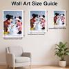 Disney Diamond Art Painting Kit 5D Diamond Snowman Painting Dot Art Gemstone Crystal Paint Diamond Home Wall Decor