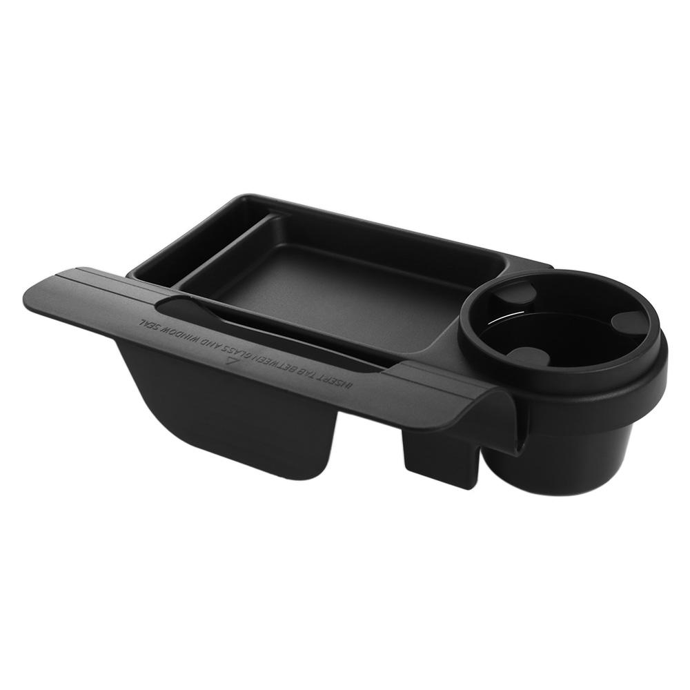 Anti-slip Mat Side Hanging Storage Rack Water Cup Holder Car Handle Pocket Tray  Bottles