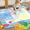 100x80CM Magic Water Drawing Mat Coloring Doodle With Reusable Magic Pens Montessori Painting Board Montessori Educational Toys