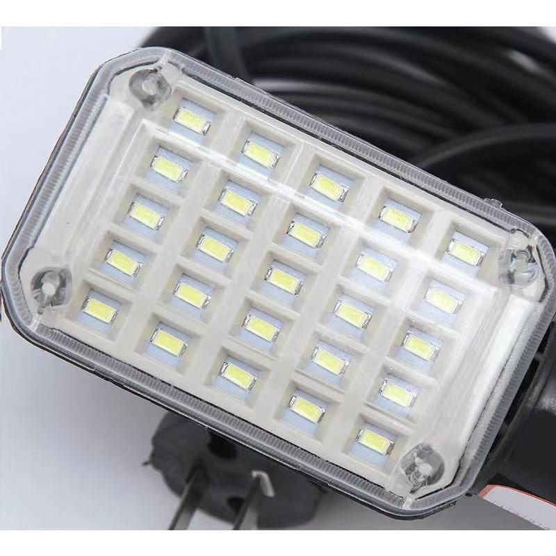 AC 220V Ruční magnetická LED kontrolka do auta Pracovní svítilna s háčkem