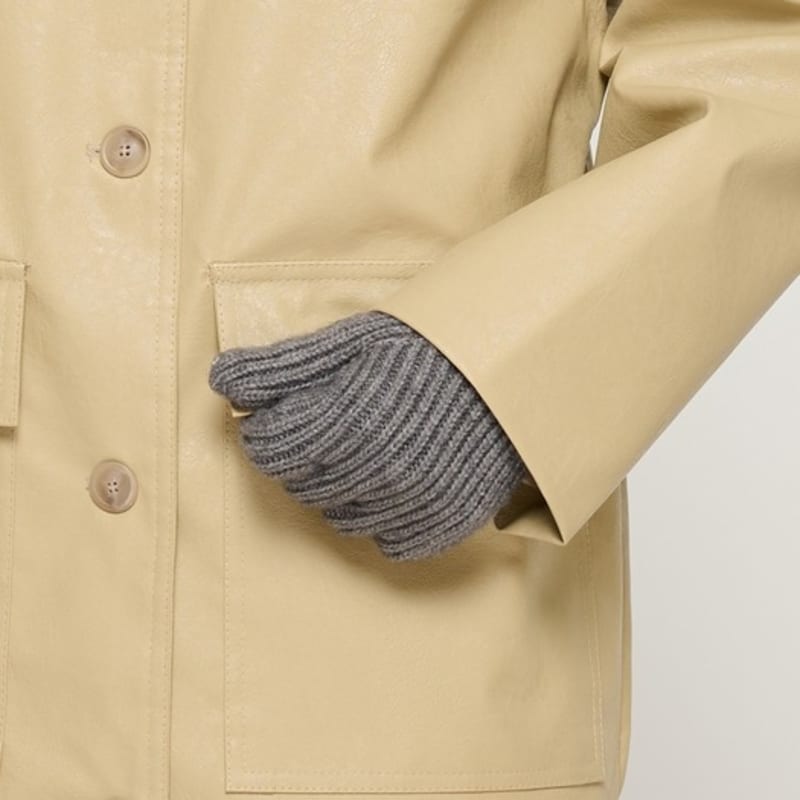 ROIDESROIS [1+1] Soft Fingerhole Long Knit Gloves (10 Colors)