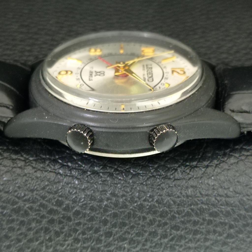 VINTAGE LEGEND HAND-WINDING SWISS MENS REFURBISHED ALARM WATCH a707533-1