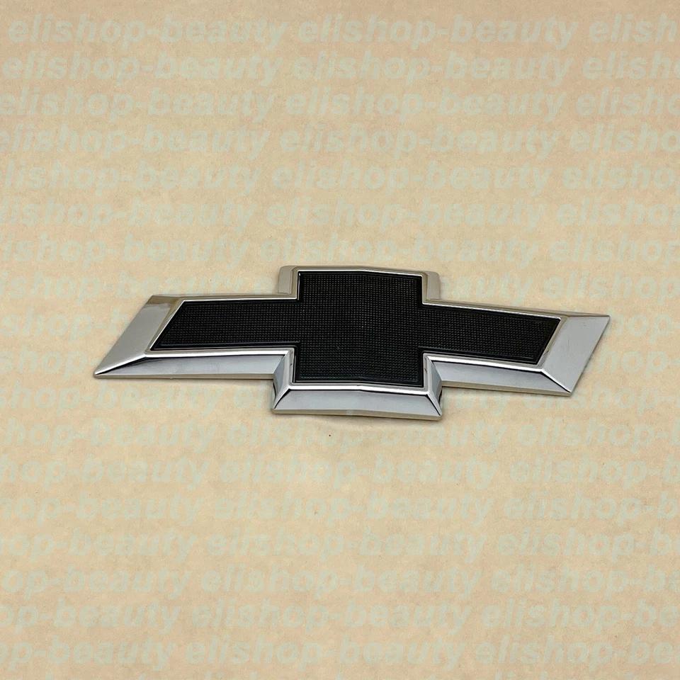 ΝΕΟ 2016-2024 Chevrolet Camaro Προσαρμοσμένο Έμβλημα Bowtie LS LT Μπροστινή Μάσκα Εμβλημα Πίσω Πορτμπαγκάζ Ασημί Μαύρο