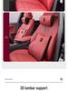 Compatible with Hongqi HS5/H5/HS7/H7/H9 headrest and neck pillows, automotive memory foam lumbar support for car interiors.