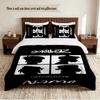 Gorillaz Personalized Custom Name 3‑Piece Bedding Set Soft Duvet Cover Set For Bedroom Home Decor