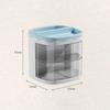 Acrylic Desk Organizer Portable Makeup Brush Storage Box Pencil Case  Home Office School