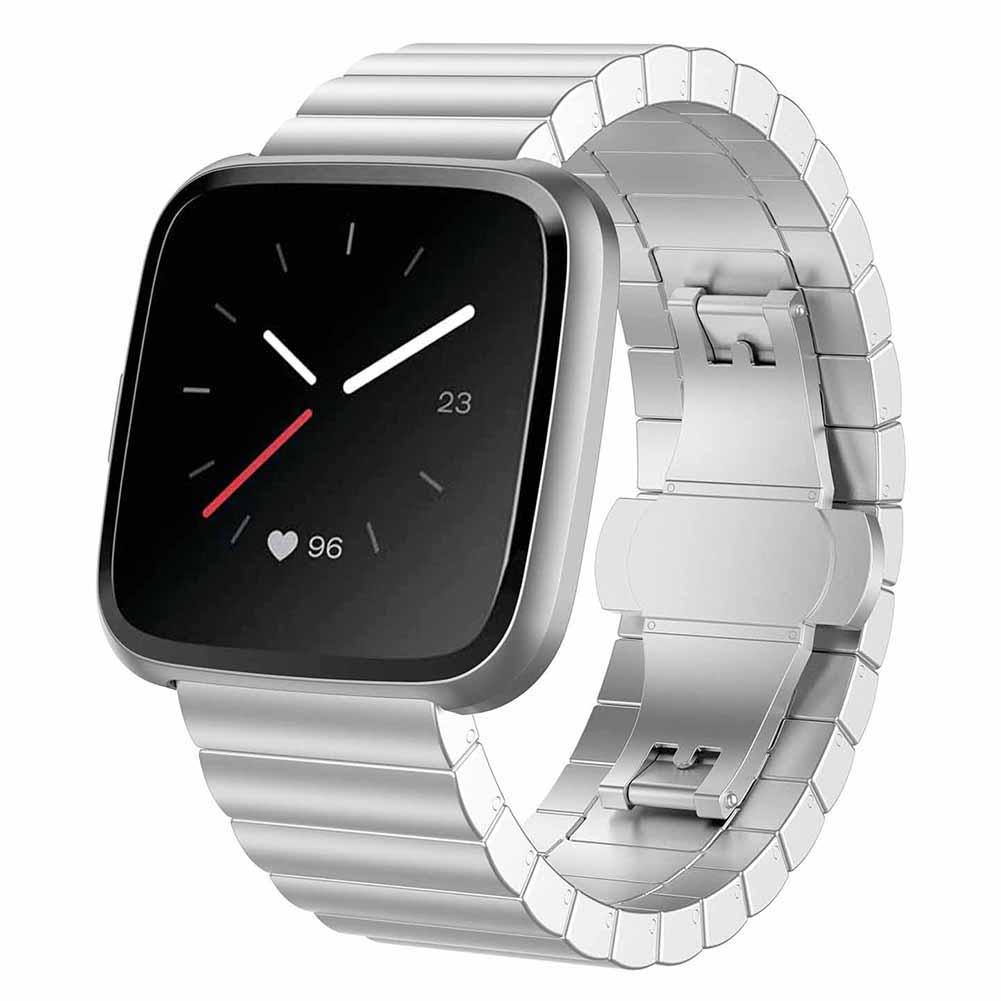 fitbit versa silver strap