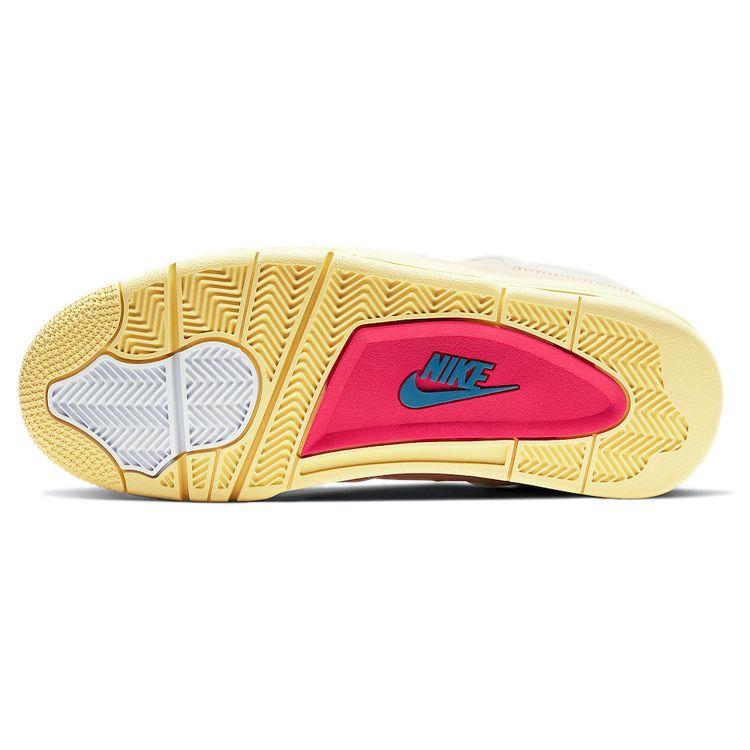 Union LA x Air Jordan 4 Retro Guava Ice Unisex sportbačiai Rožiniai Šviesiai kaulo Brigade-Mėlyni DC9533-800