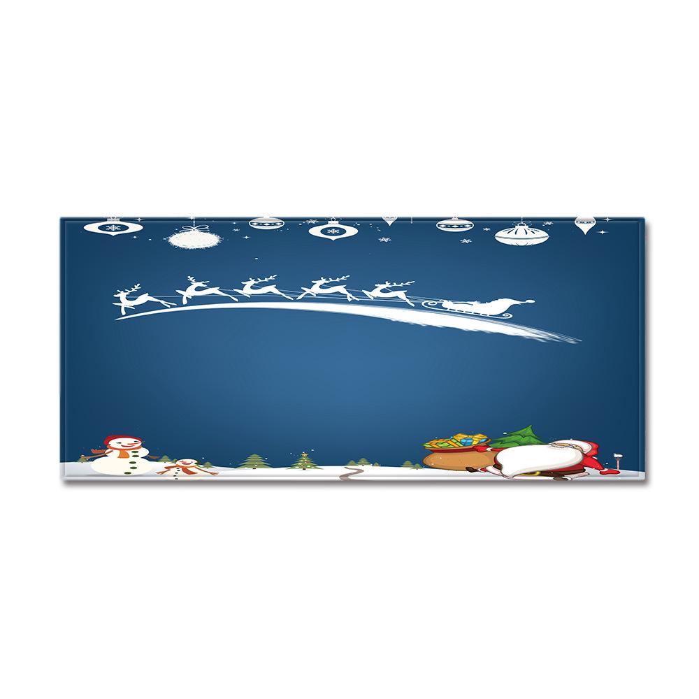 Christmas Kitchen Sand Carpet Doormat Long Floor Mat