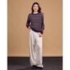 Demana 100% Merino Wool Retro Jacquard Knit Sweater