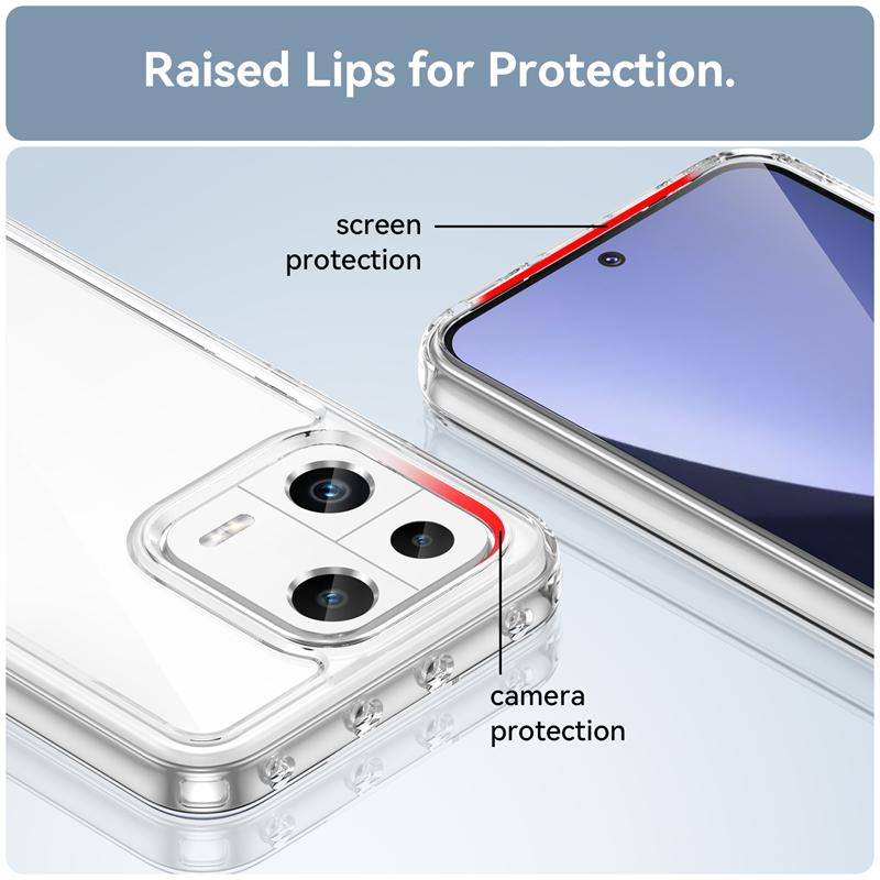 Etui na Xiaomi 13 Pokrowiec Mi 13 Pro Capas Wstrząsoodporny Przezroczysty Wielokolorowy Fundas Xiaomi Mi 12X 12 Lite 12S 12T 13 Pro