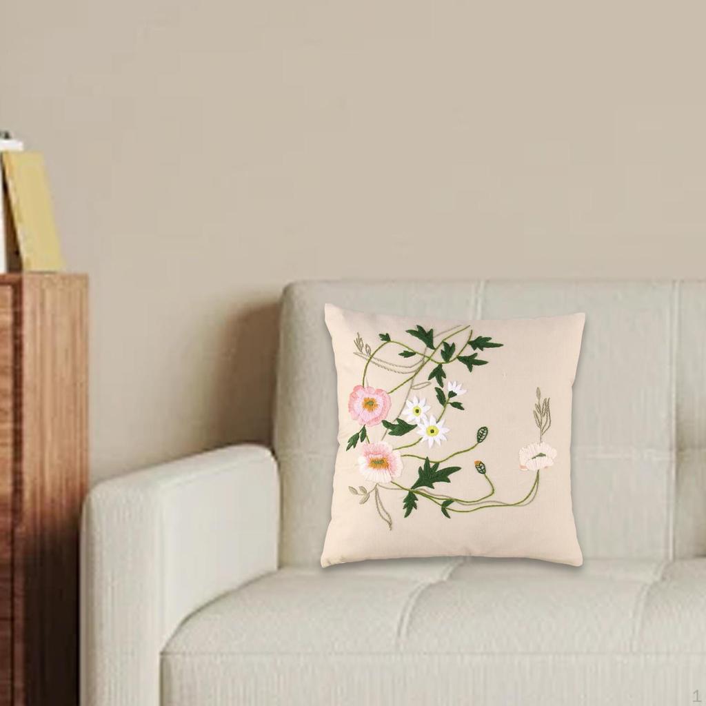 Embroidery Pillow Covers Kit Cross Stitch DIY Crafts Bedroom Decoration Sewing Supplies Cushion
