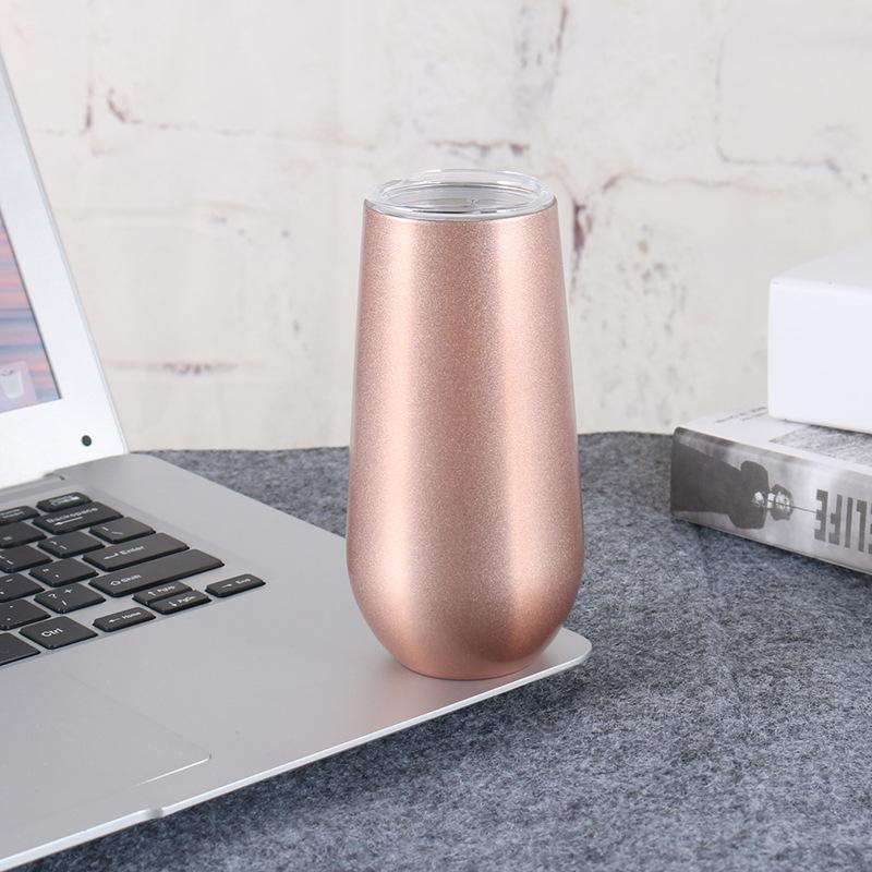 Stainless Steel Wine Glass Beer Glass Swig Eggshell Cup Ice Bully Cup Vacuum Water Cup