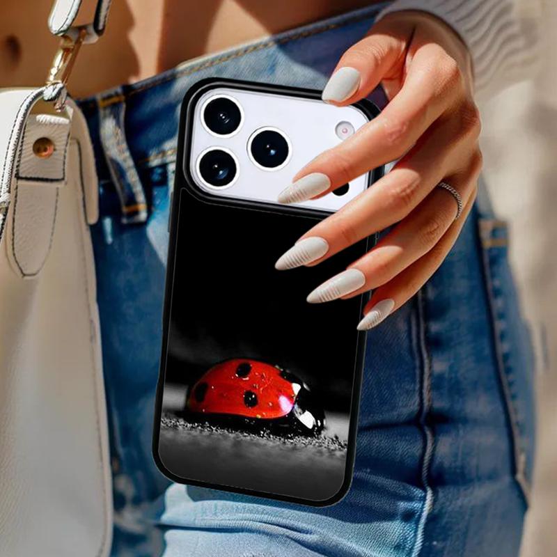 11 Colorful Ladybugs Phone Case For iPhone 17 Air 14 15 13 12 Max Cover For Apple 14 15 16 16e 11 Pro Max Plus Coque