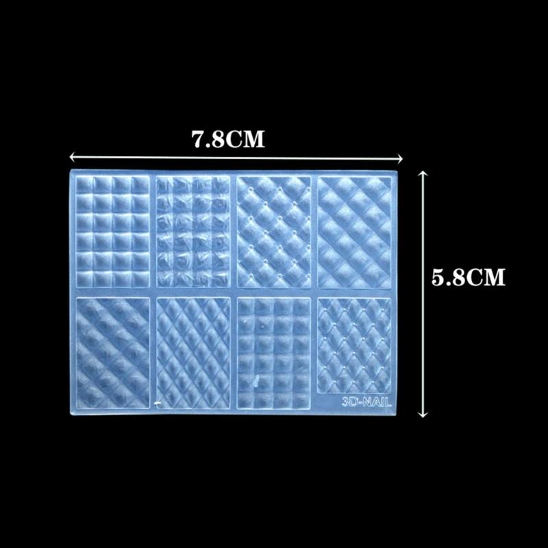 Creative Nail Art Silicone Mould for Easy Pattern and Designs Creation Soft Materials Fit Various Nail Shapes and Lengths