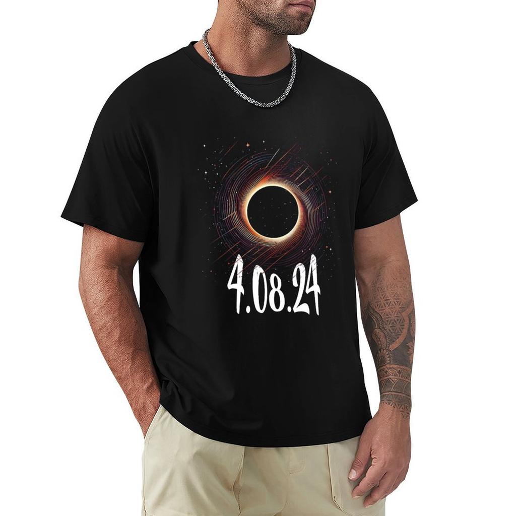 Total Solar Eclipse 2024 America Totality Spring 40824 Usa Tshirt Plus Size Everyday Tee Shirt