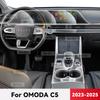 For OMODA C5  2024 TPU Car Navigation Screen Film Gearbox Protective Sticker Anti-scratch Interior Accessories
