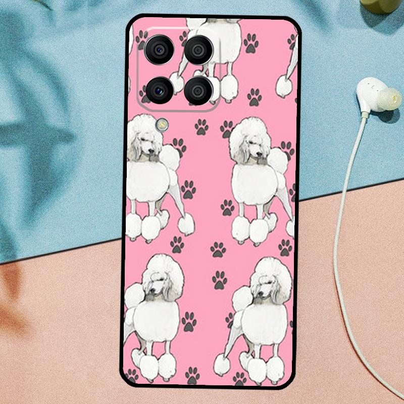 Poodles Cartoon Girly Cute For Samsung Galaxy M33 M35 M55 M15 M12 M13 M14 M34 M54 M53 M21 M31 M11 M32 M52 M06 M16 Case