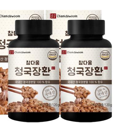 Chamdaum Cheonggukjanghwan, 120g, 2 Pieces
