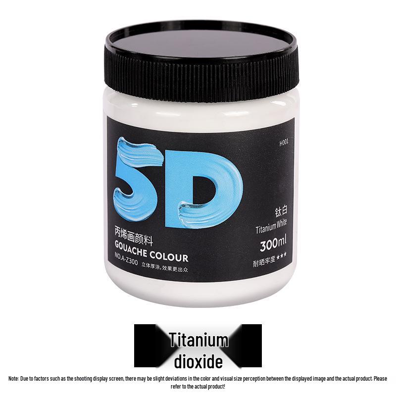 Lata de Pintura Acrílica de 300 ml: Impermeable, Ideal para Estudiantes de Arte, Proyectos de Bricolaje y Arte Pintado a Mano por Niños