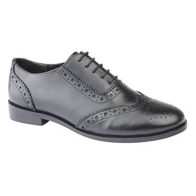 Womens/Ladies Violetta Leather Brogue Oxford Shoes