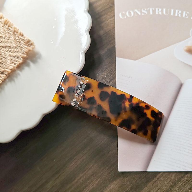 

Прекрасная леопардовая черная милая заколка для волос, заколка для волос на затылок для женщины, девушки, аксессуары для головных уборов для вечеринки по случаю дня рождения, подарок