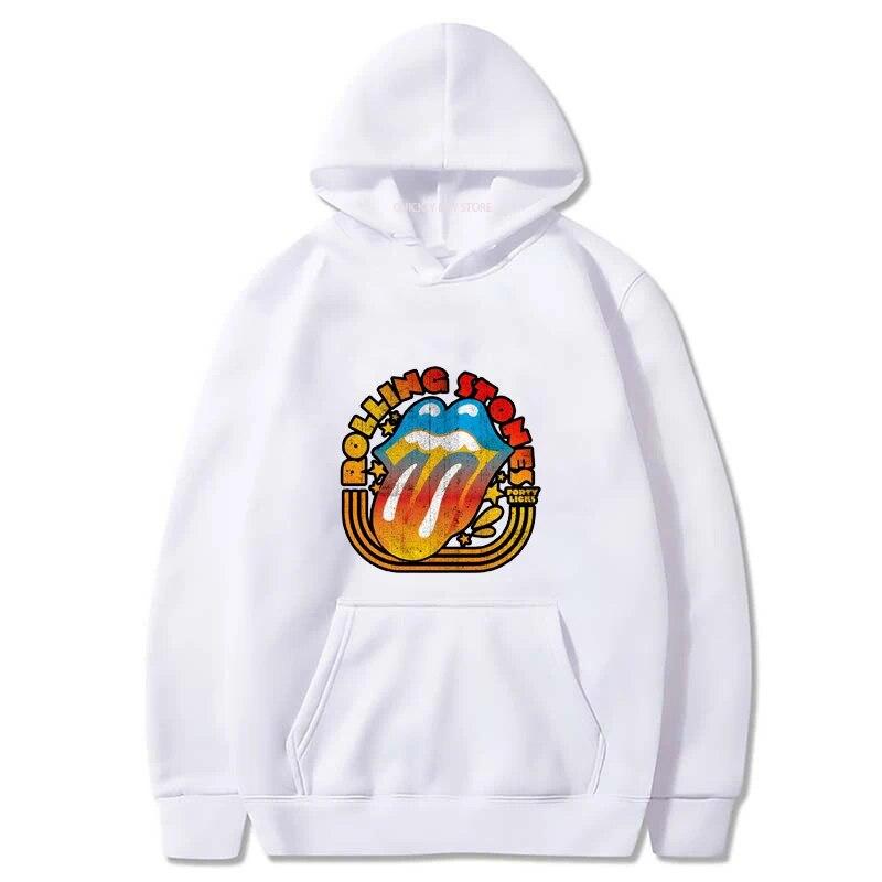 Rolling Stones Theme Essentials Mikina s kapucí s kapucí pro Unisex Mikina s kapucí Unisex oblečení Novinka v mikinách a mikinách Y2k Graphic