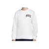 Nike Alphabet Pattern Casual Crew Neck Sweatshirt Men Tops White FV4446-100