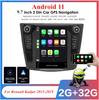 9.7'' For Android 11  2+32GB  Radio GPS WIFI 3G 4G For Renault Kadjar 2015-2019