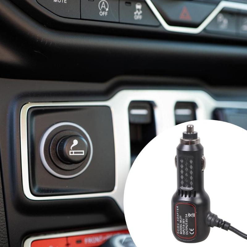 Dashboard Camera Power Cable Cable Mini USB Charging Cable Car Charger 12V To 5V with USB Port Power Supply Cord Adapter