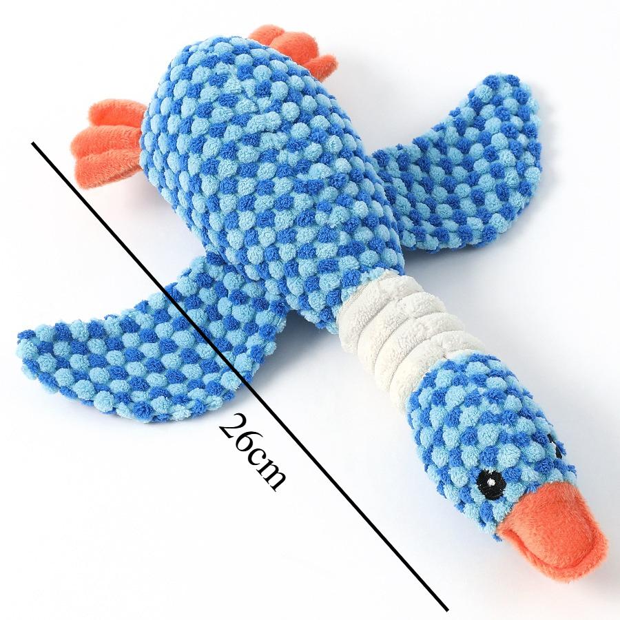 

Dog Plush Toy Wild Goose Shaped Chewing Teddy Toy Pet Squeak Small Medium Large Dogs Cats Teeth Cleaning Toys Pet Products