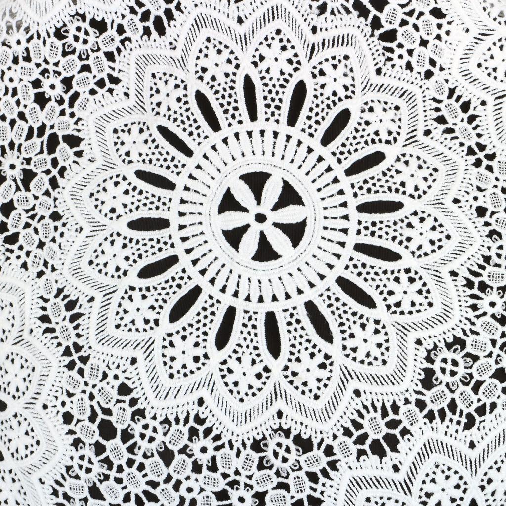 Milk Silk Water-Soluble Lace Embroidery Fabric Full Lace Women'S Clothing Dress Wedding Dress Fabric