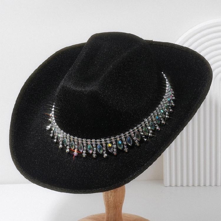 Wedding Gown Hat Solid Color Hat Musical Festival Hat Unisex Accessory Outdoor for Parties and Weddings