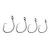 5Pcs Stainless Steel Circle Hooks Big Game Fishing Hooks Saltwater Tuna Fishing Hooks for Catfish Bass Tuna Rustproof