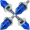 Spike License Plate Bolt Kit Aluminum Alloy Decorative Motorcycle License Plate Screw Frame Fasteners Fit Most Cars Truck Modified Vehicle
