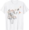 CaT Shirt CaT Shirts For Women Girls Cute Dandelion Flower T Shirt