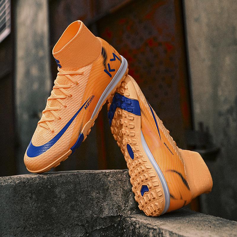 Kopačky pro muže a ženy Fotbalové boty Travnaté fotbalové boty Halové/venkovní Vysoké fotbalové kopačky TF