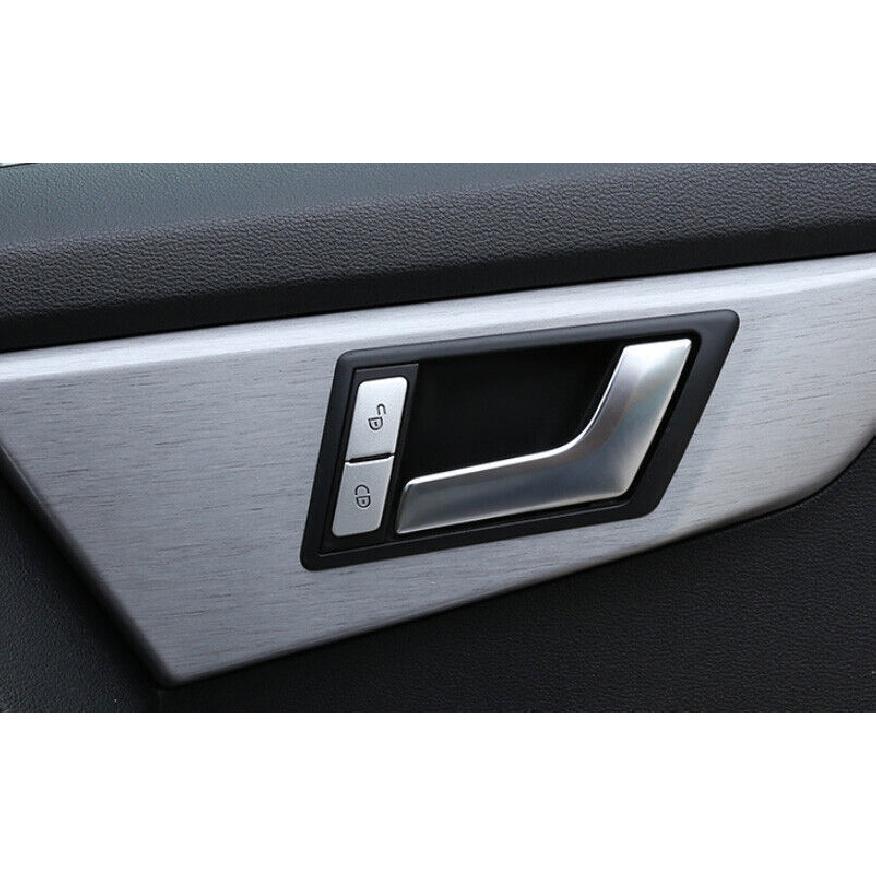 Seat Memory Button Switch Sticker For Mercedes-Benz GLK 2009-15 Silver Aluminum
