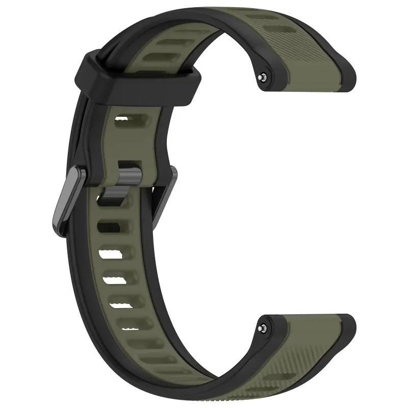 18mm Two-color Silicone Strap for Huawei Watch GT5 41mm GT5Pro 42mm Bracelet Comfortable Band for Huawei Watch GT4 41mm Correa